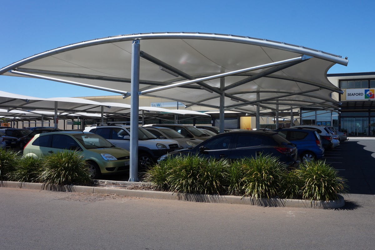 waterproof pvc structure car park shade structure shelter Seaford Central City of Onkaparinga SA